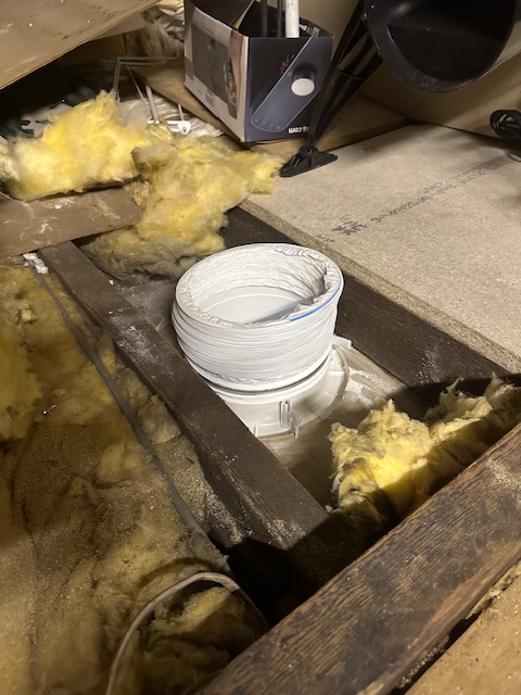 Pipe in loft